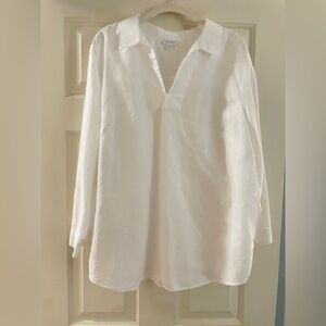 J.Jill size XL 100 percent linen top